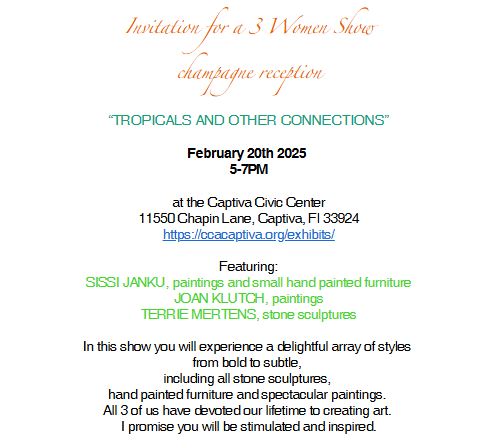 Tropicals and Other Connections February 20th, 2025